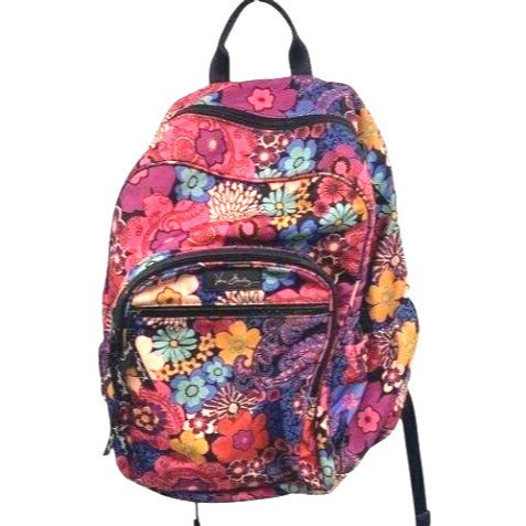 Vera Bradley Campus "Fiesta Floral" Quilted Backpack