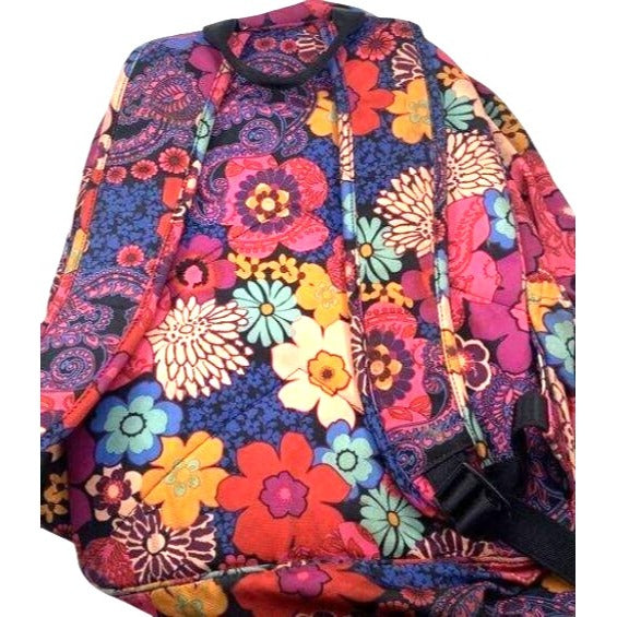 Vera Bradley Campus "Fiesta Floral" Quilted Backpack
