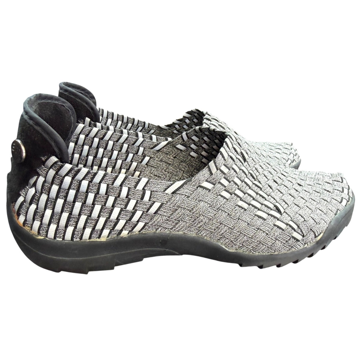 Bernie Mev Women's Woven Slip-On Shoes Size 38