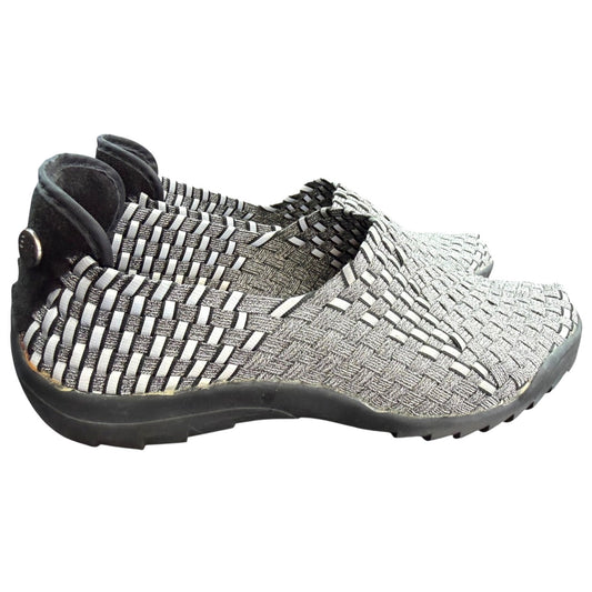 Bernie Mev Women's Woven Slip-On Shoes Size 38