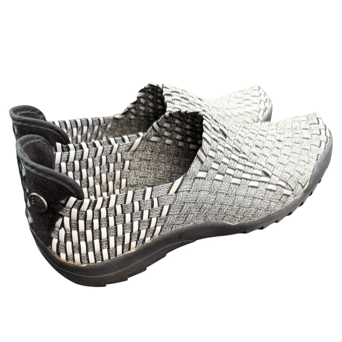 Bernie Mev Women's Woven Slip-On Shoes Size 38