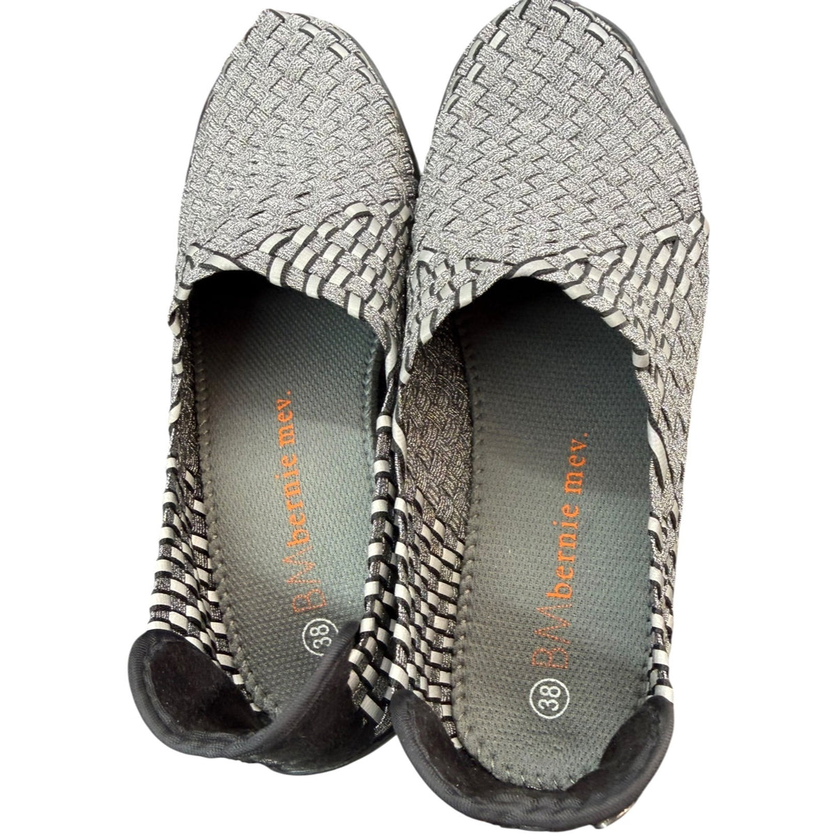 Bernie Mev Women's Woven Slip-On Shoes Size 38