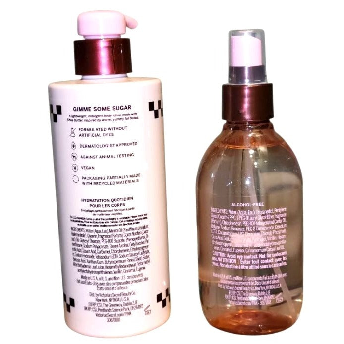 VS Pink Brown Sugar Lotion & Mist Set NEW