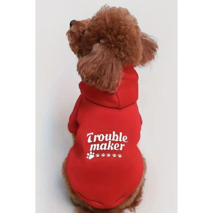 Trouble Make XS Pet Dog Hoodie Apparel NWOT