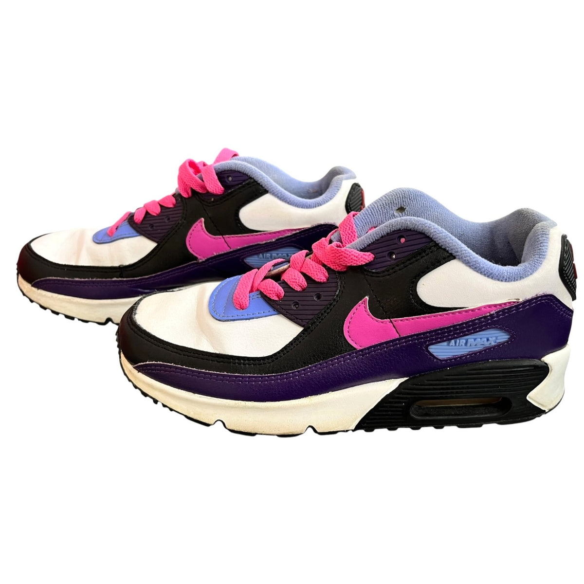 Nike Air Max 90 Youth Sneakers Pink/Black/White Size 5Y