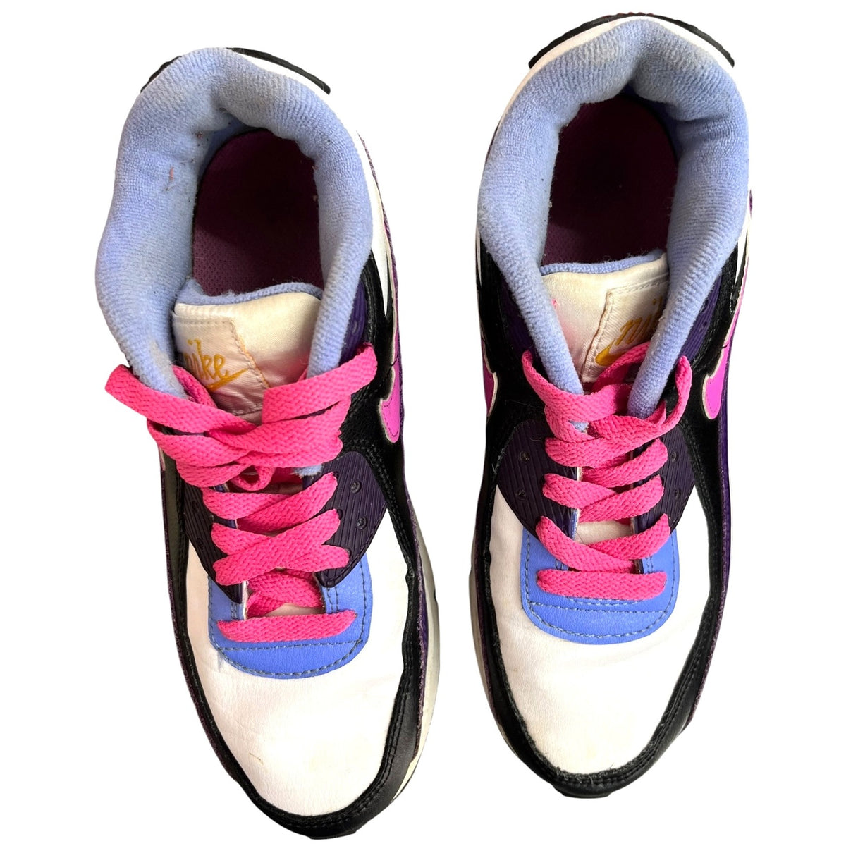 Nike Air Max 90 Youth Sneakers Pink/Black/White Size 5Y