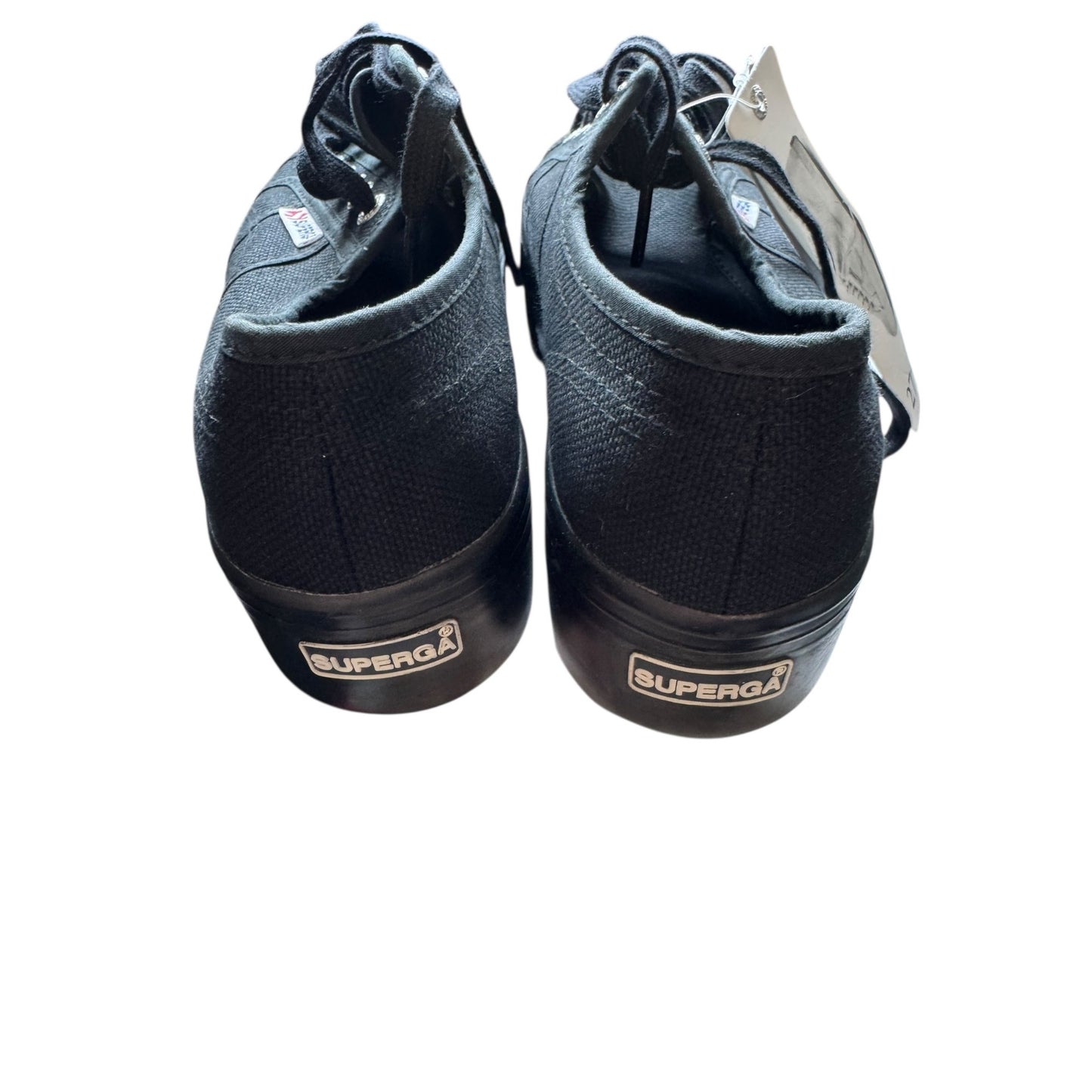 Superga Black Platform Sneakers Women’s Size 6