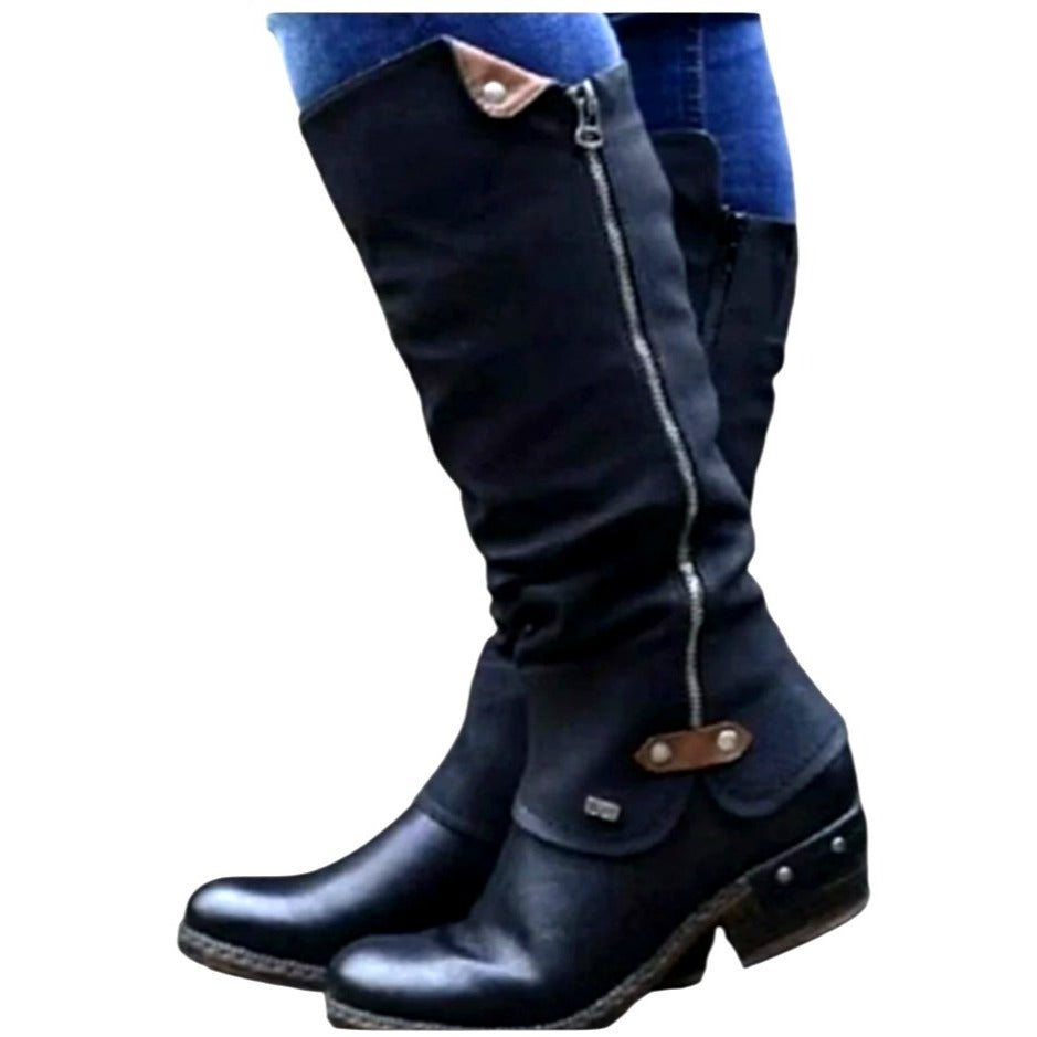 Rieker Women's Black Boots Size EU 36 US 5-5.5