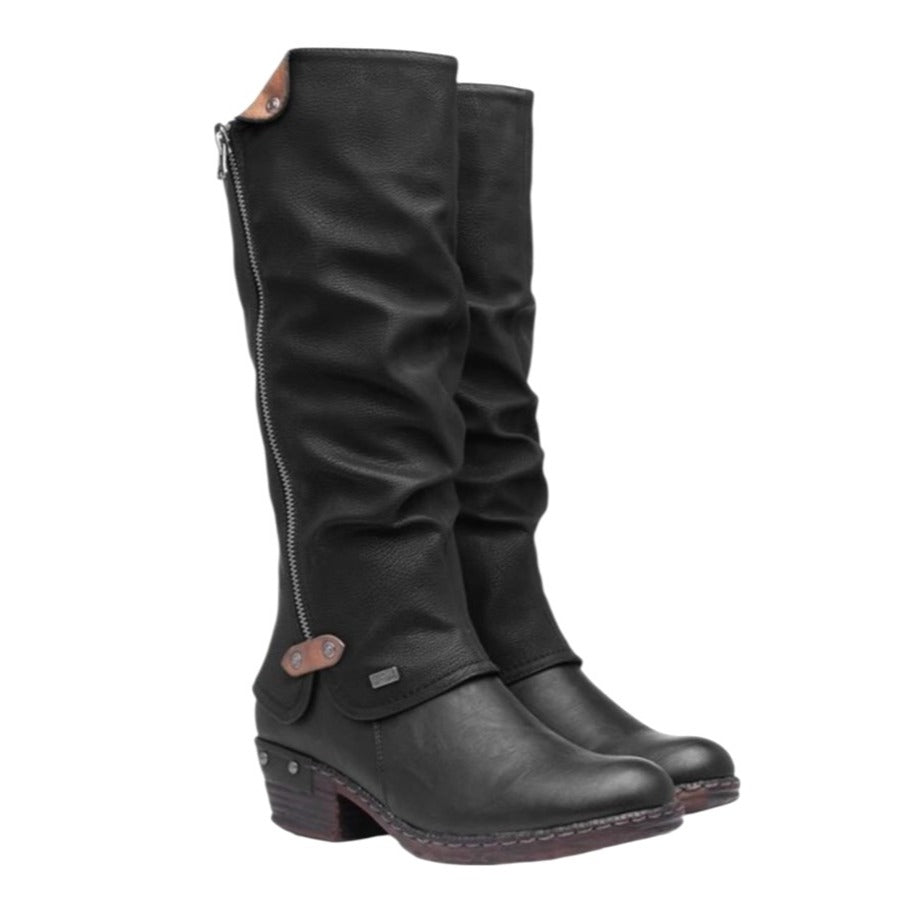 Rieker Women's Black Boots Size EU 36 US 5-5.5