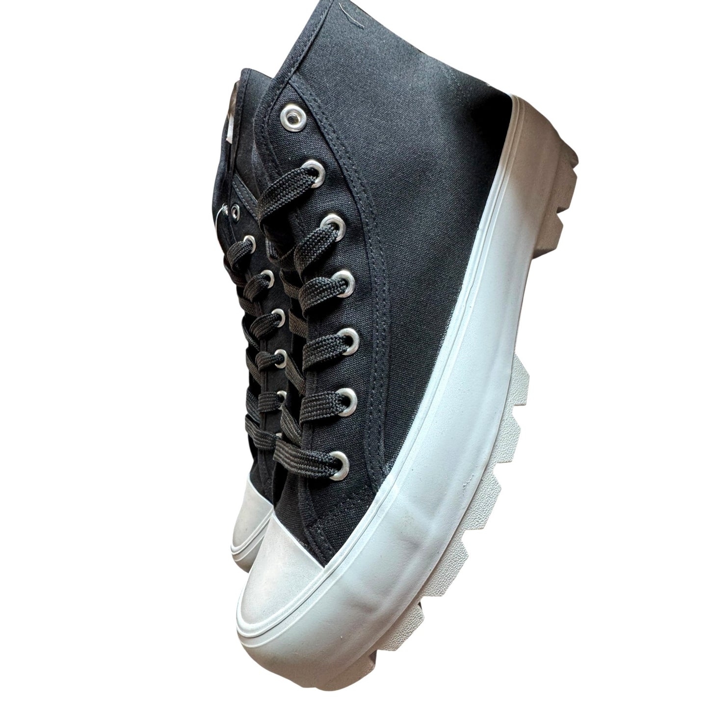 Mudd Women's Jupiter Black High-Top Canvas Sneakers Sz 10 New
