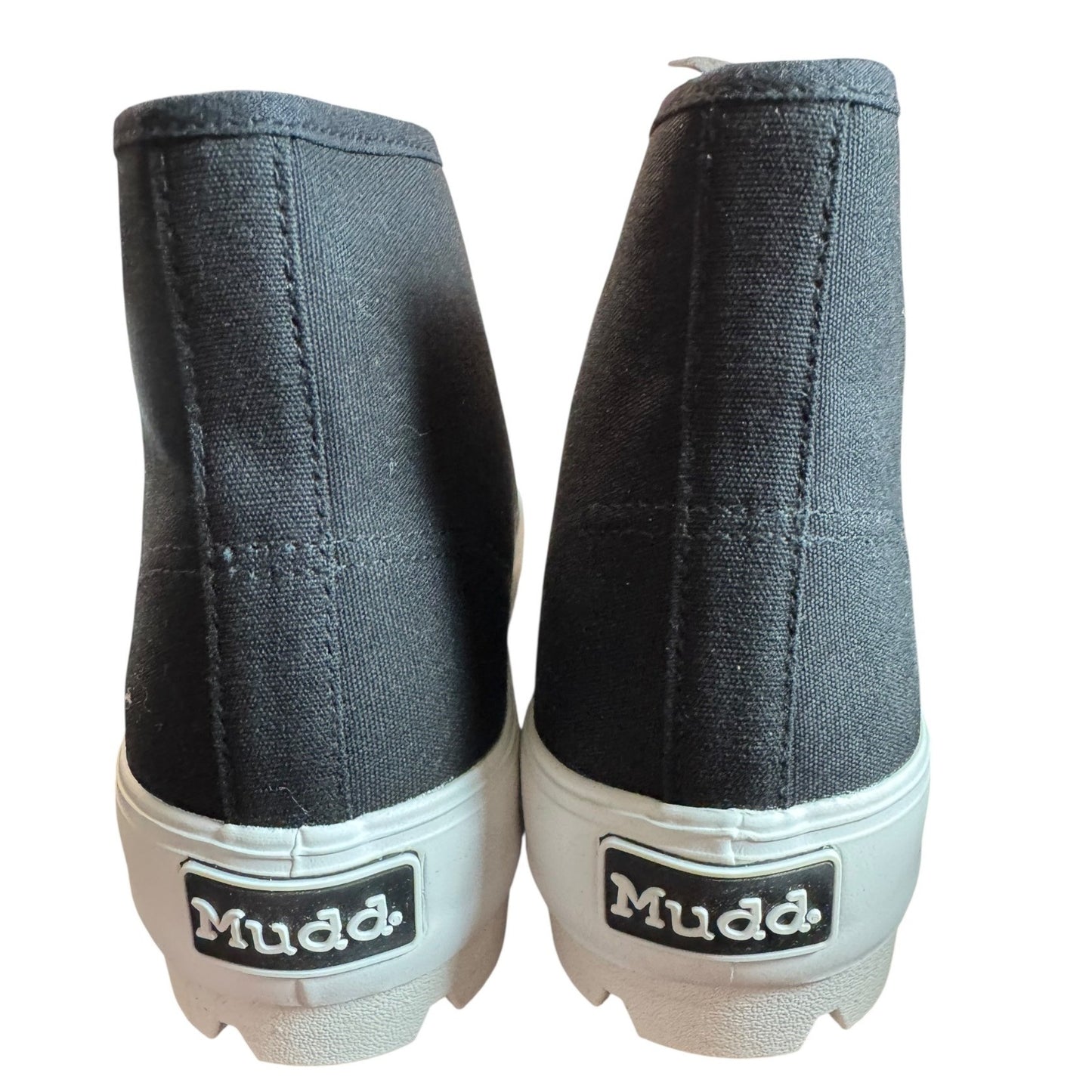 Mudd Women's Jupiter Black High-Top Canvas Sneakers Sz 10 New