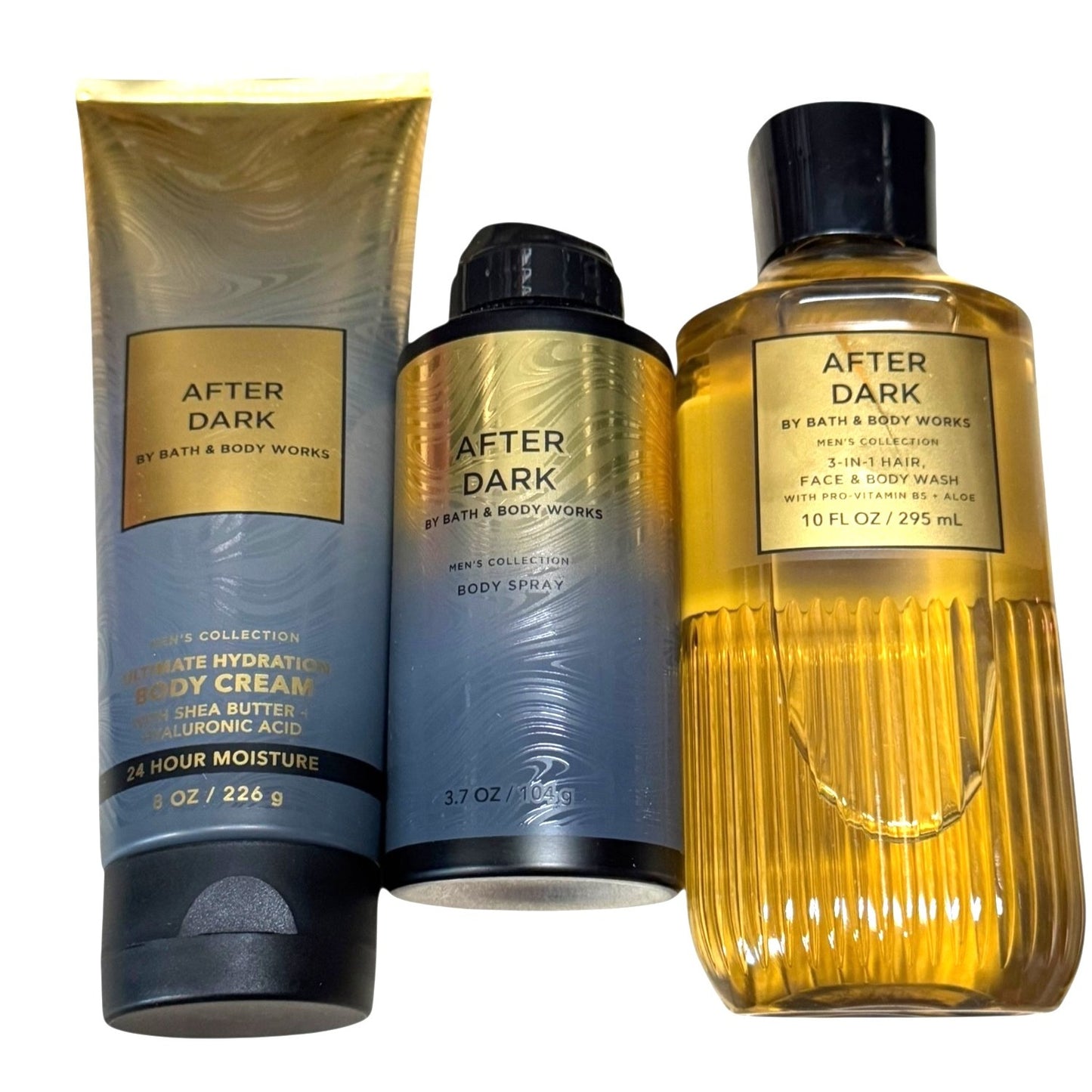Bath & Body Works 3 Piece After Dark Mens Body Care Set New
