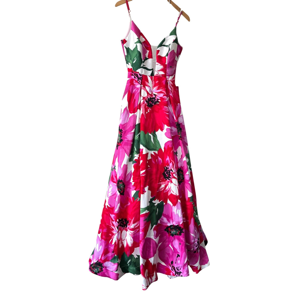 B Smart Floral Fit & Flare Maxi Dress Size 13