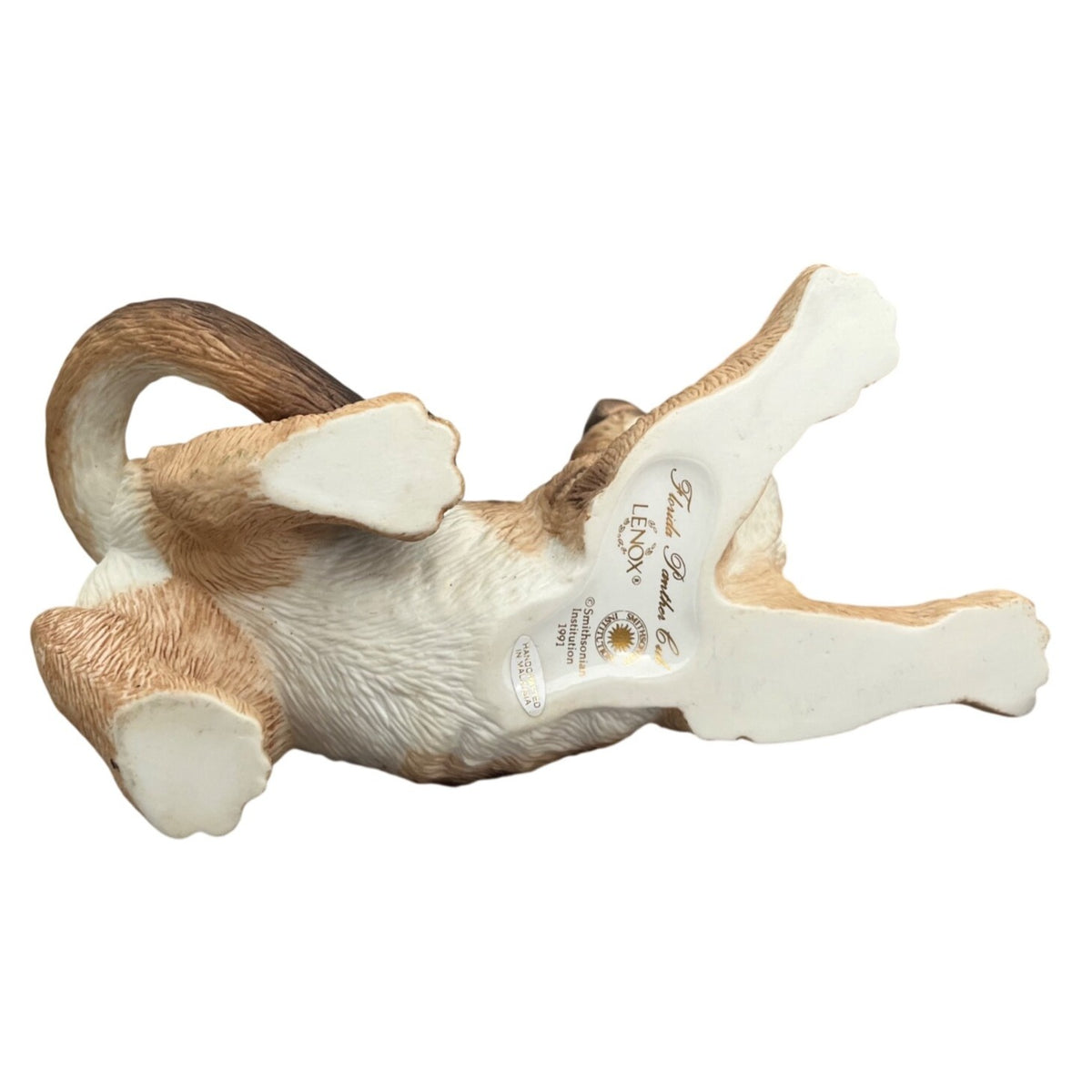 Florida Panther Cub Porcelain Figurine By Lenox Smithsonian Institution