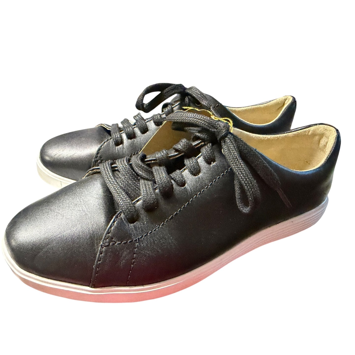 Cole Haan Crosscourt Women’s Black Leather Sneaker Size 8