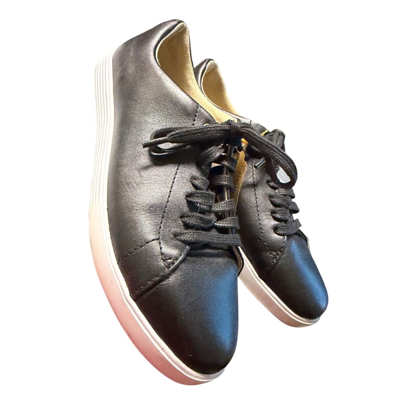 Cole Haan Crosscourt Women’s Black Leather Sneaker Size 8