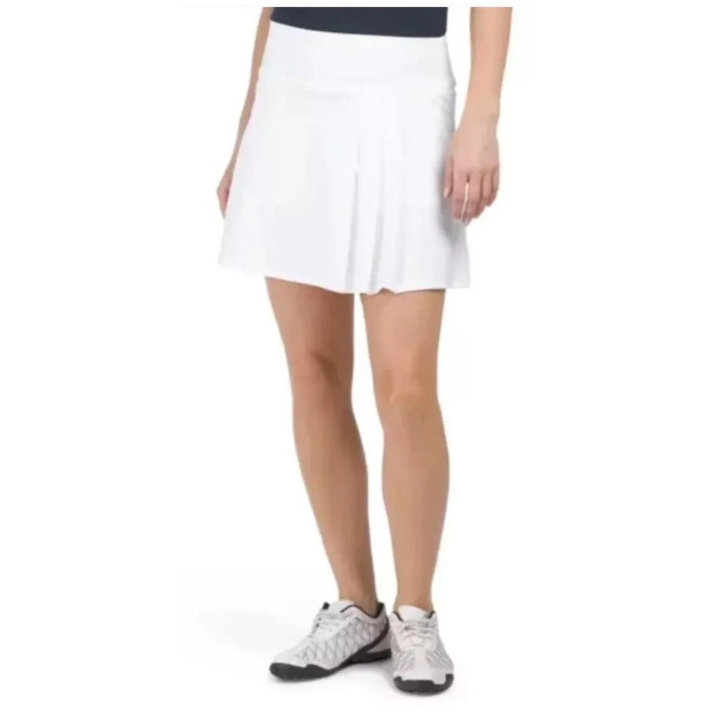 Tommy Bahama Women's White Golf Skort M Pleated Design NWT