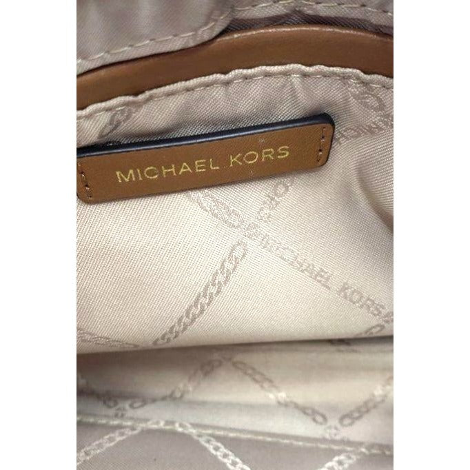 Michael Kors Jet Set MK logo Vanilla Wristlet/Clutch