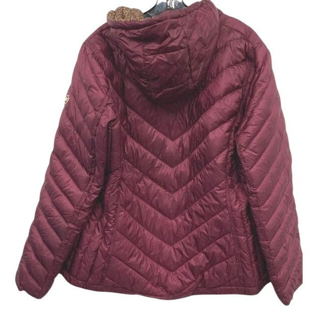 Women's Reversible Michael Kors Nylon Packable Puffer Medium Jacket NWOT