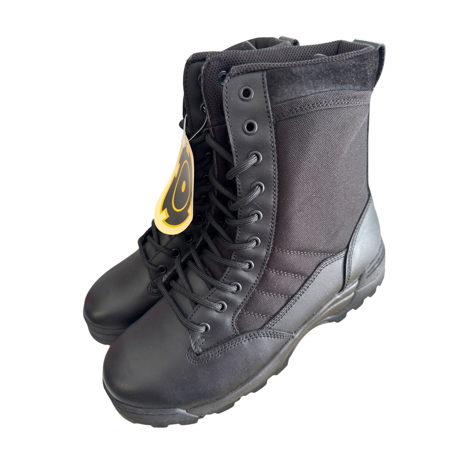 Original S.W.A.T. Classic 9" Tactical Boots Size 10 Black Leather & Cordura Durable Lightweight