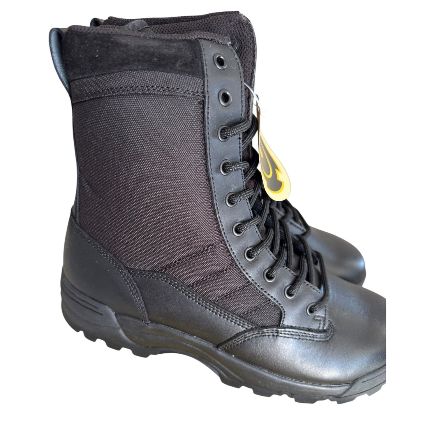 Original S.W.A.T. Classic 9" Tactical Boots Size 10 Black Leather & Cordura Durable Lightweight