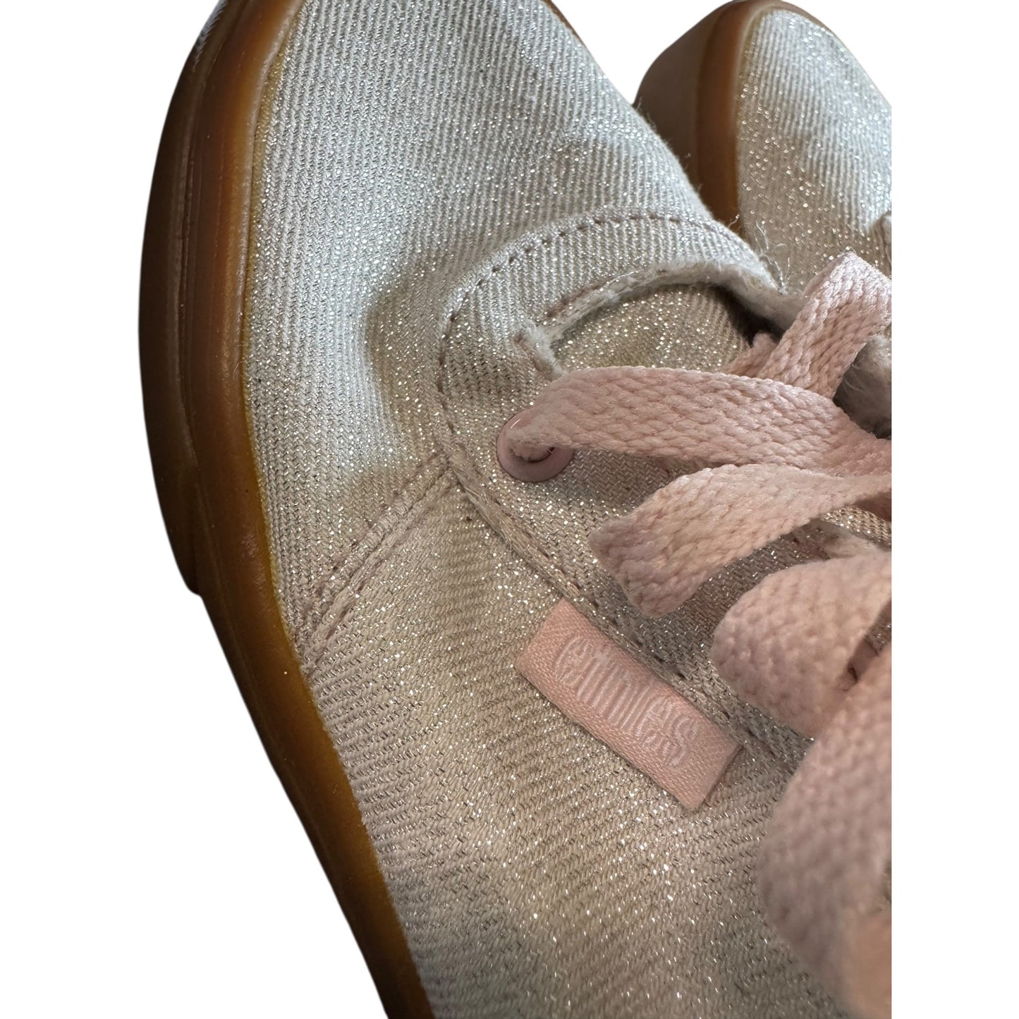 Etnies Girls Sz 2 Scout Hi Top Shoes Light Pink Canvas Sneakers