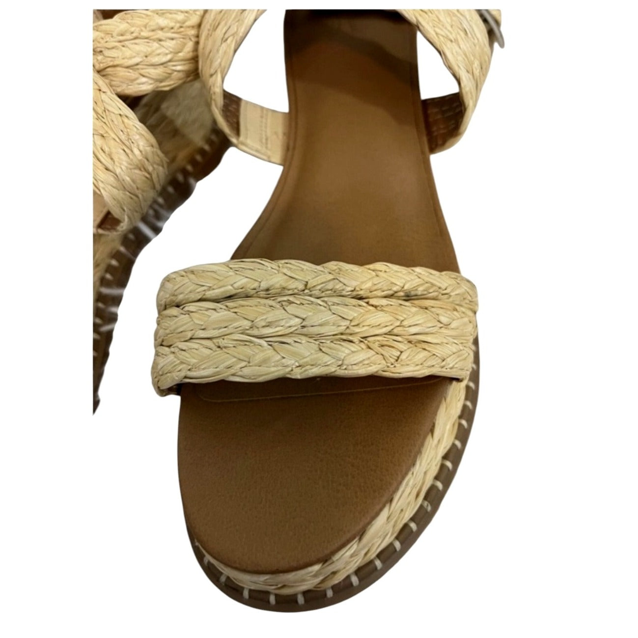 Universal Thread Braided Platform Women's Wedge Sandals SZ 8.5