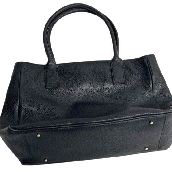 Kate Spade New York Black Pebbled Leather Tote Bag