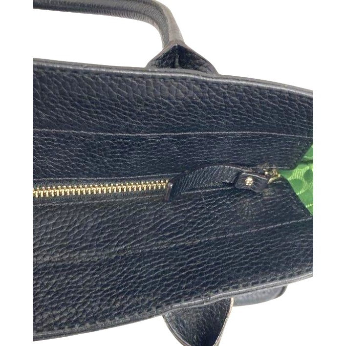 Kate Spade New York Black Pebbled Leather Tote Bag