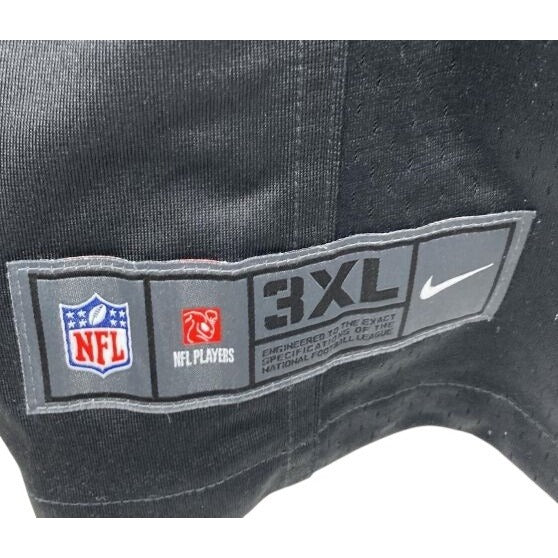 Nike NFL Las Vegas Raiders Derek Carr #4 Black Game Jersey 3XL NWT