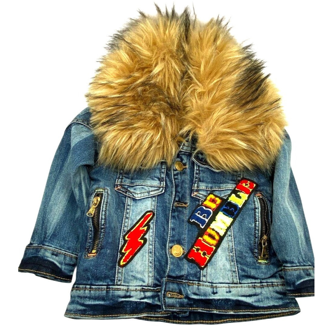 Elite Junior Girl's Premium Denim Jacket X-Small (2-3) NWT