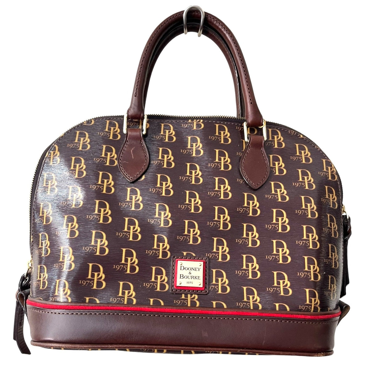 Dooney & Bourke 1975 Signature Brown Purse
