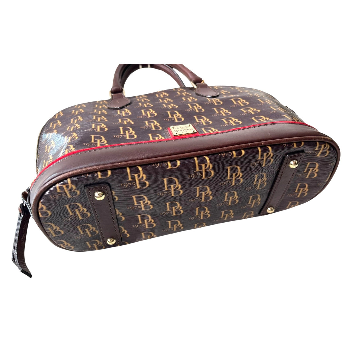 Dooney & Bourke 1975 Signature Brown Purse