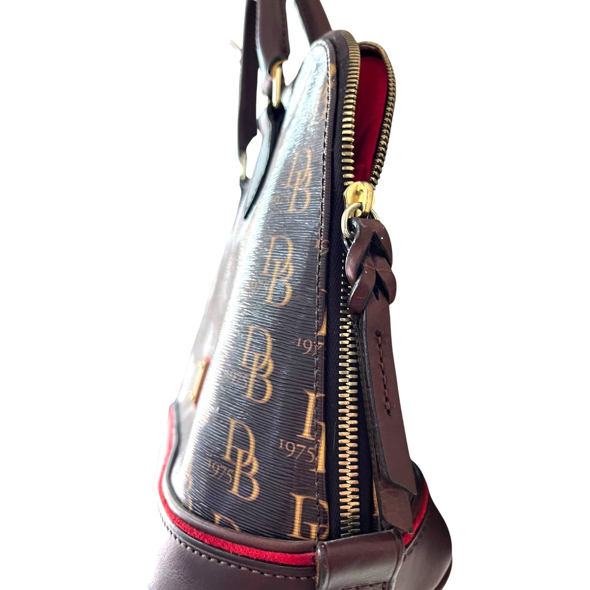 Dooney & Bourke 1975 Signature Brown Purse