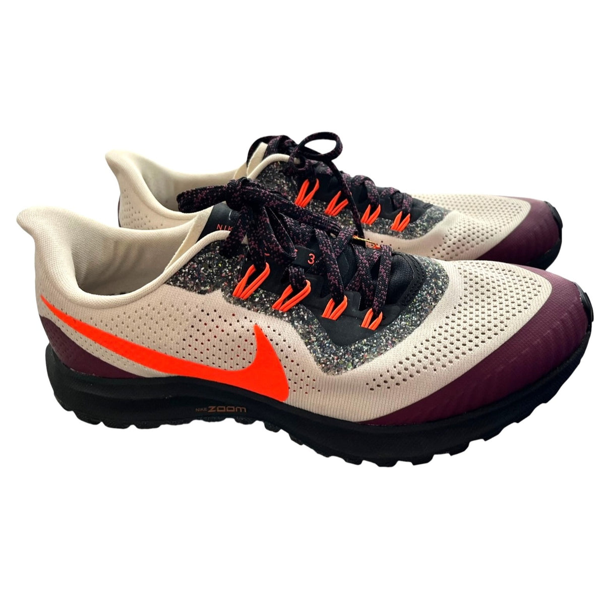 Nike Air Zoom Pegasus 36 Trail Light Orewood Crimson Women's Size 8.5