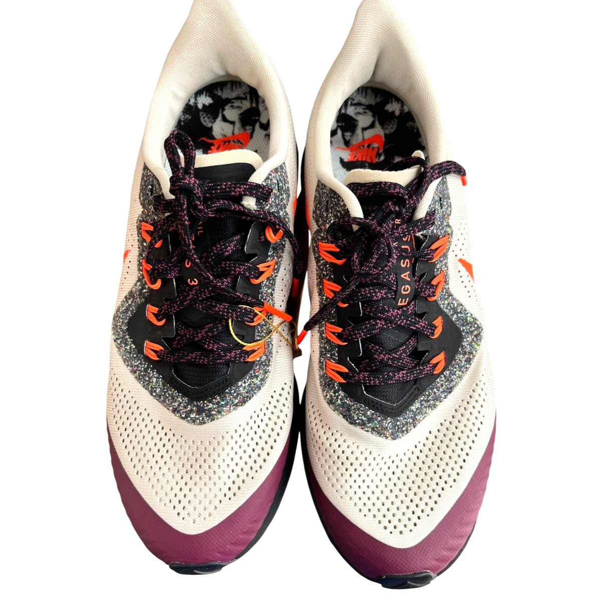 Nike Air Zoom Pegasus 36 Trail Light Orewood Crimson Women's Size 8.5