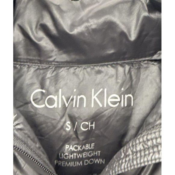 Calvin Klein Women's Black Packable Lightweight Premium Down Jacket SZ S