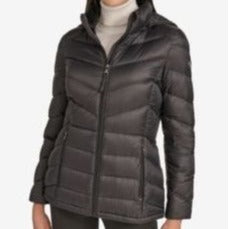 Calvin Klein Women's Black Packable Lightweight Premium Down Jacket SZ S