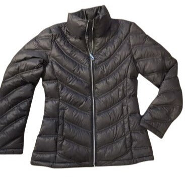 Calvin Klein Women's Black Packable Lightweight Premium Down Jacket SZ S