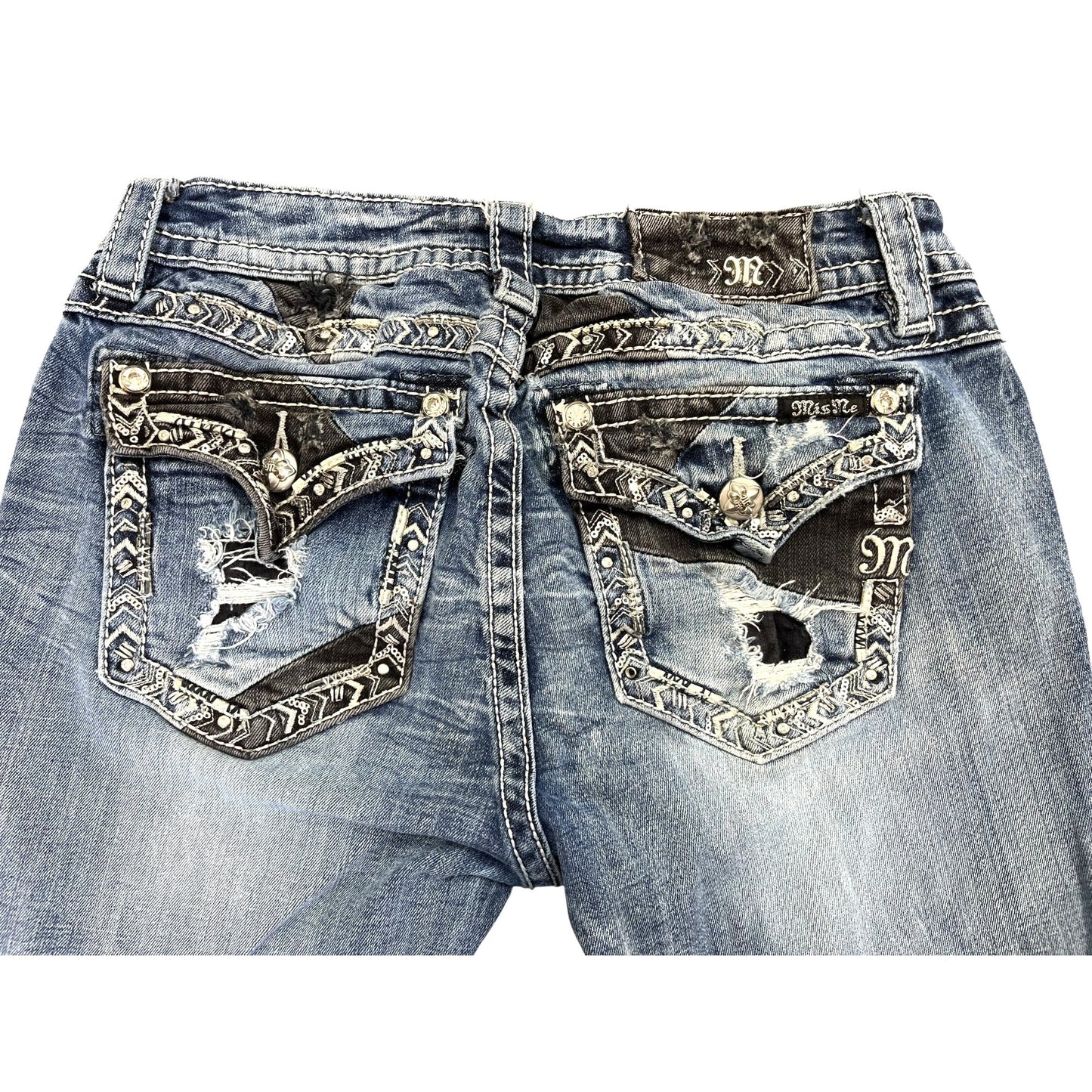 Miss Me Mid-Rise Straight Leg Jeans Size 29 Women's