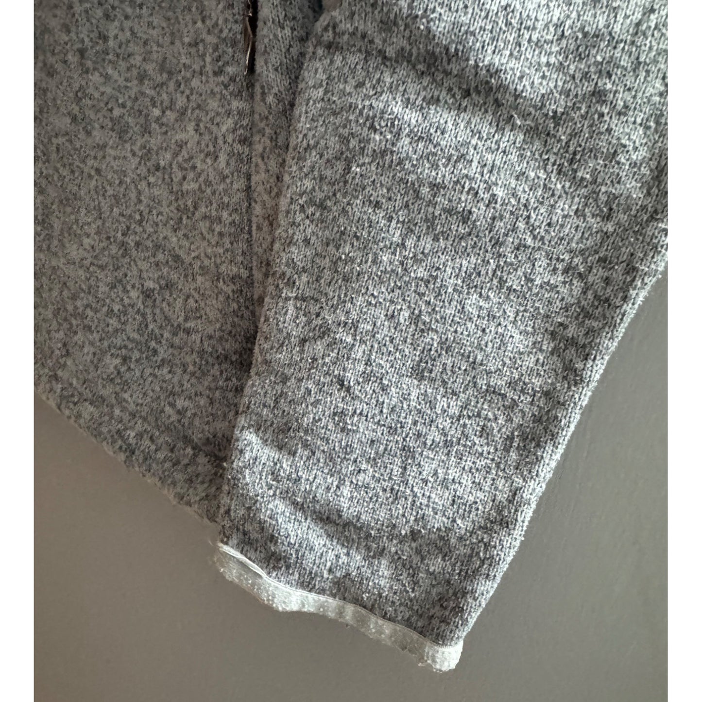 The North Face Womens XS Crescent Sunshine Knit Pullover Hoodie Gray Button Accents