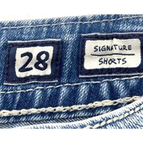 Miss Me Distressed Denim Shorts Women's Size 28 Signature Style