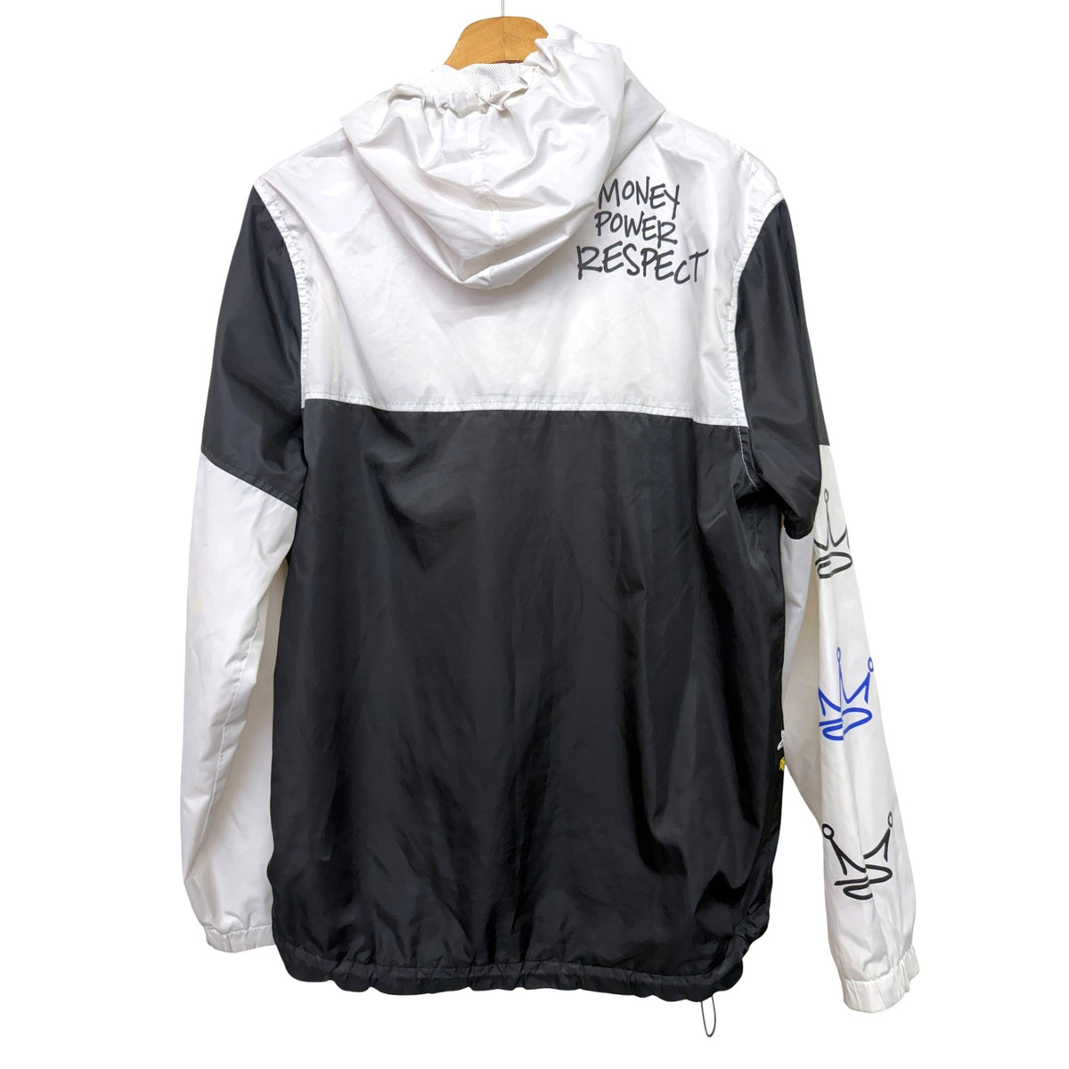 Rebel Minds Graffiti Streetwear Windbreaker Jacket Size Small