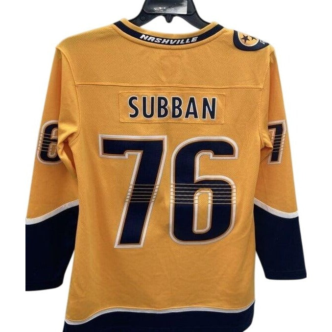 Nashville Predators P.K. Subban #76 Fanatics Official Licensed NHL Jersey Medium Gold