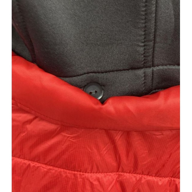 Michael Kors Red Women's Packable Quilted Hooded Puffer Jacket Red XL