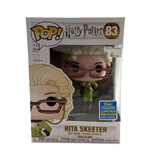 Funko Pop! Harry Potter Rita Skeeter #83 Vinyl Figure 2019 Summer Convention Limited Edition Exclusive