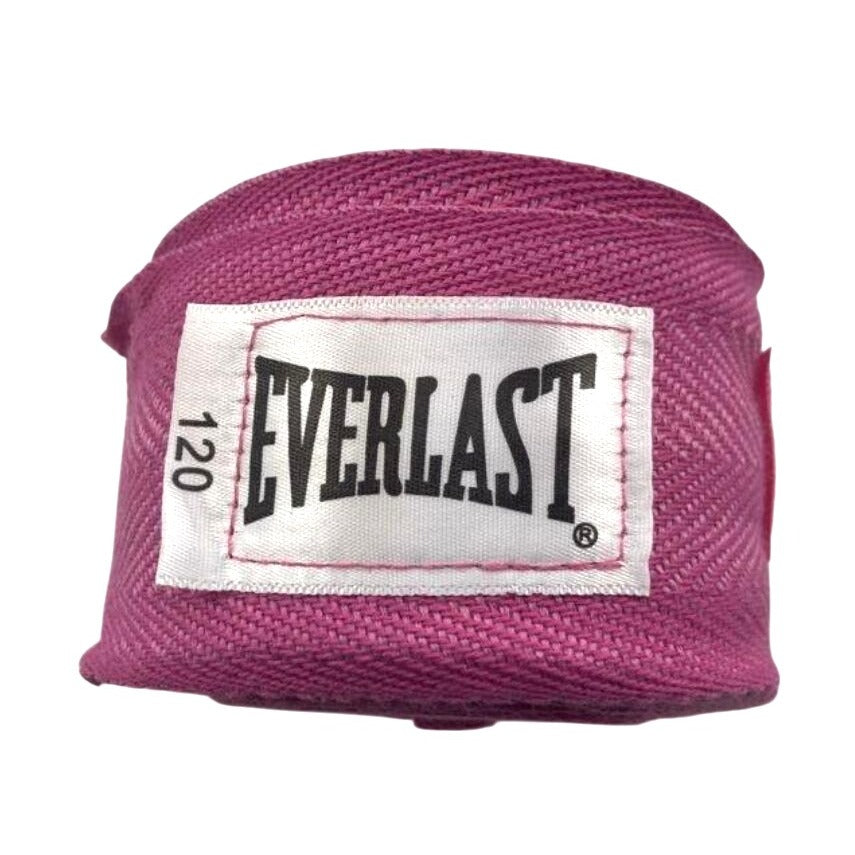 Everlast ProStyle Elite Evershield v2 Boxing Gloves M W/ Pink Core Wraps