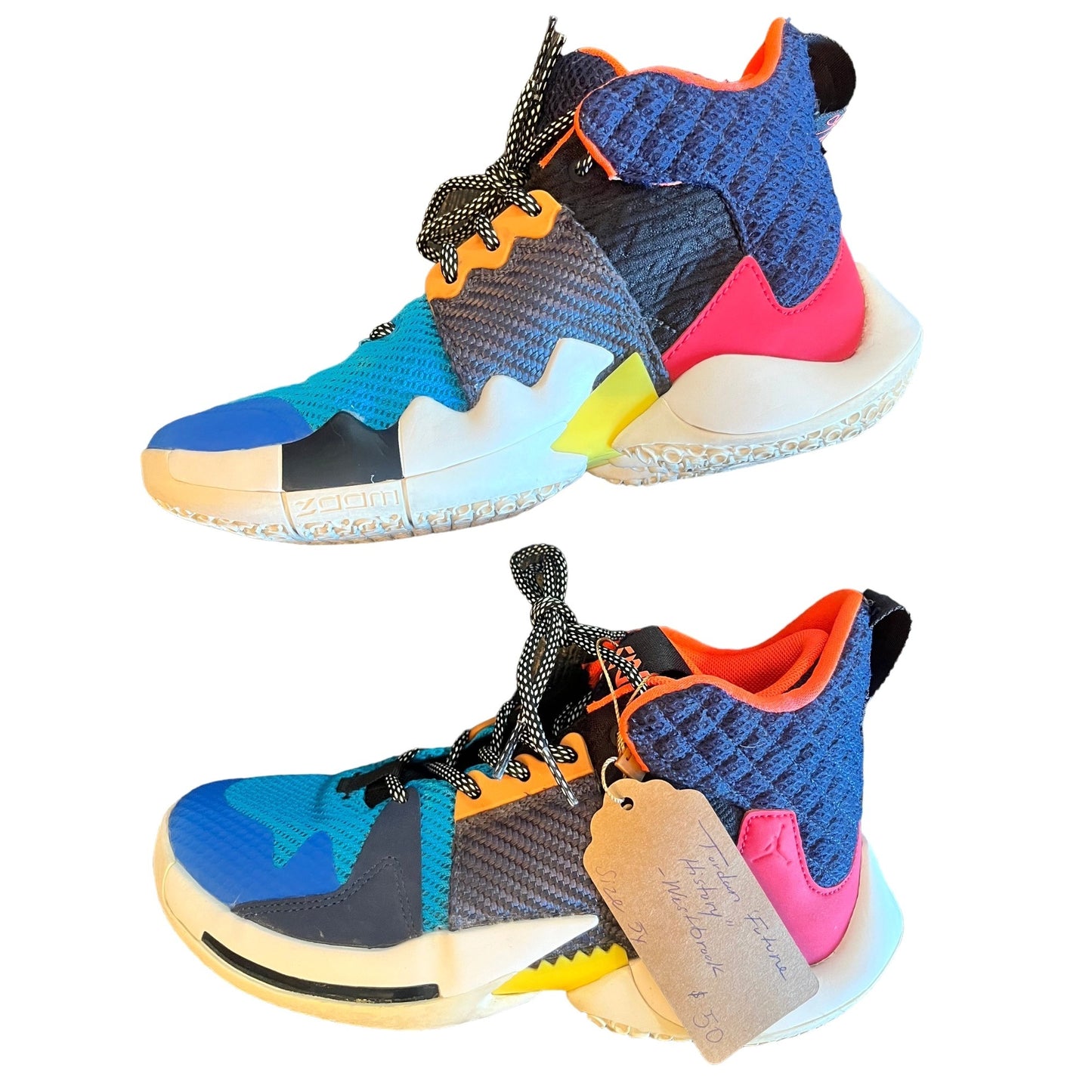 Jordan Why Not Zer0.2 "Multi-Color/Total Crimson-Sail" 5Y