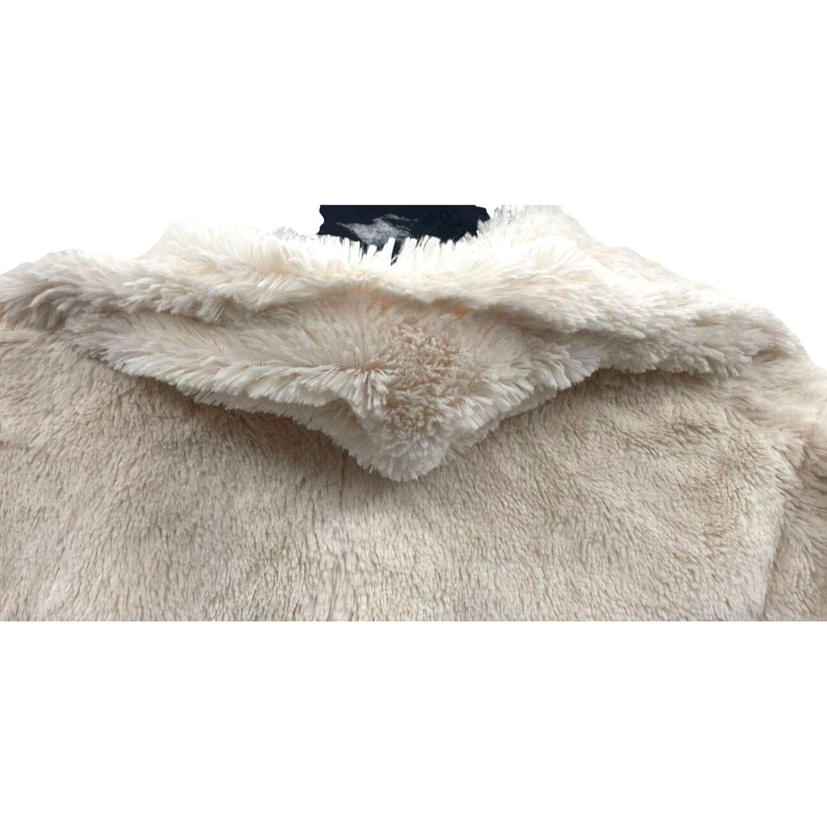 Karlie Cream Faux Fur Cape Jacket Size Large