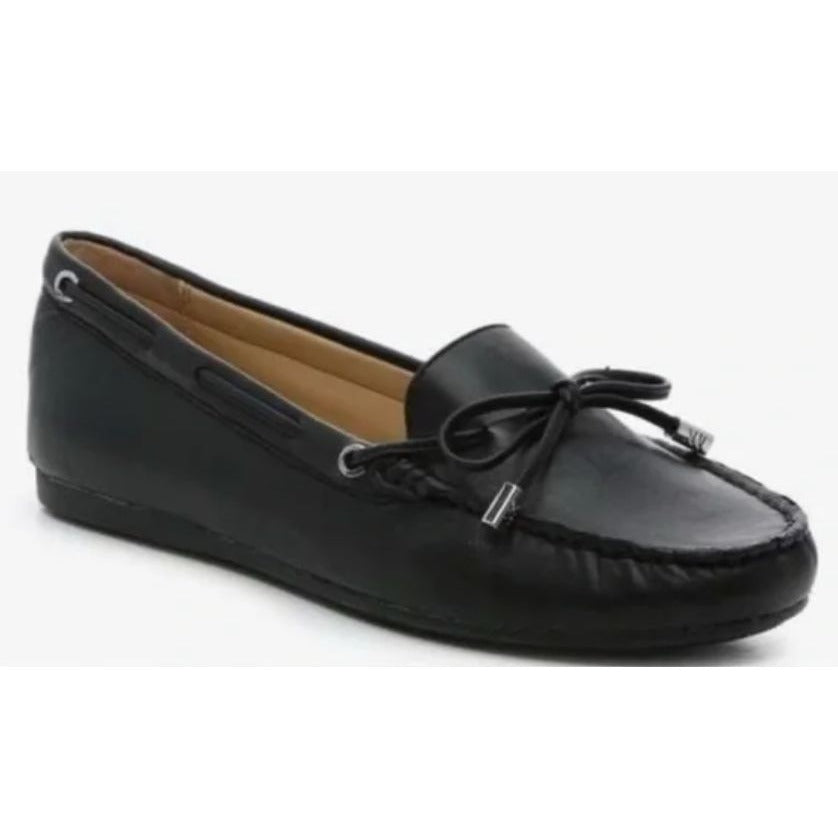 Michael Kors Sutton Moc Leather Loafers Black Size 9M